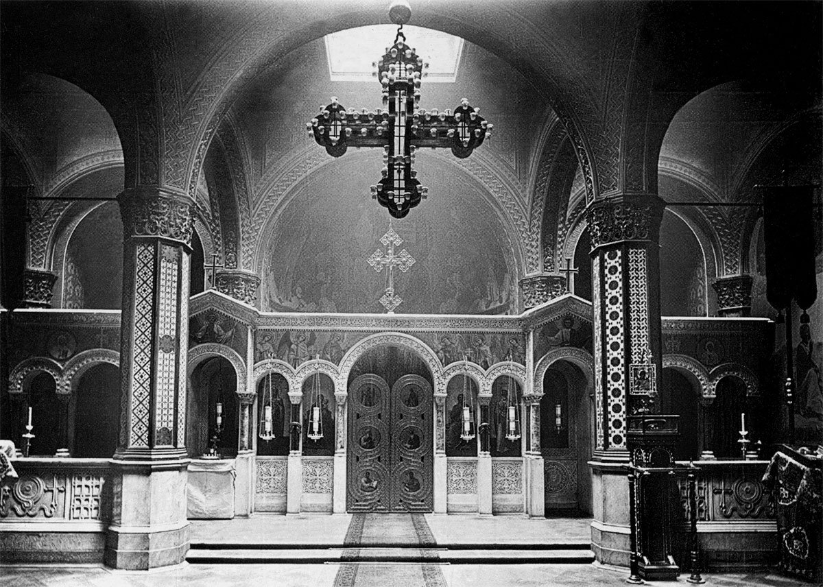 Palace church of Grand Duchess Maria Nikolaevna in Saint Petersburg designed by Grigory Gagarin