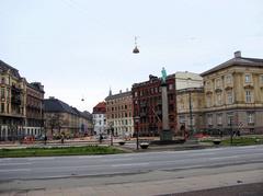 Dantes Plads viewed from the Glyptoteket in Copenhagen