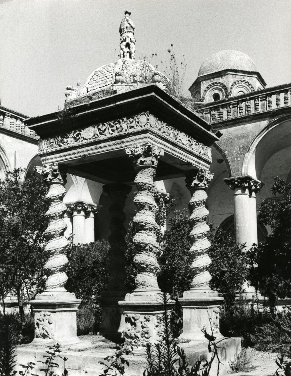 University Of Salento building in Lecce, Italy, historic architectural facade