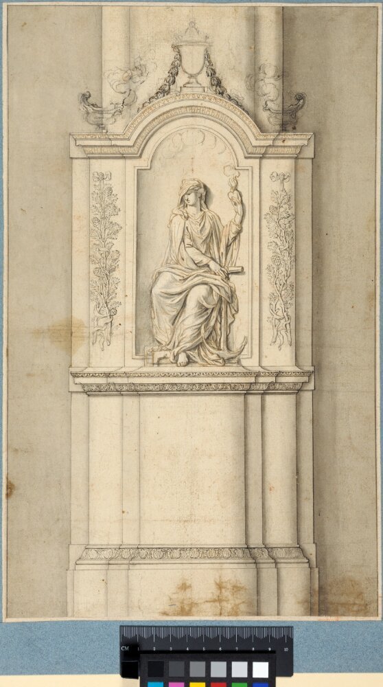 Tomb of Princess Marie de Conty in Saint-André-des-Arts, Paris, sculpted by François Girardon