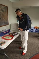 U.S. Army veteran Sgt. Robbie Gaupp arriving for Army Trials at El Paso International Airport