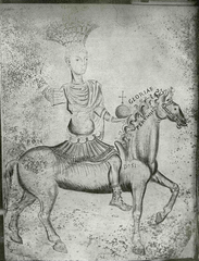 Statue of Justinian by Ciriaco de' Pizzicolli