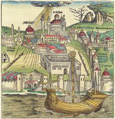Illustration from the Nuremberg Chronicle Latin copy in Sao Paulo