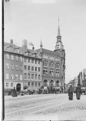 Kultorvet square in Copenhagen with historic buildings and cobblestone streets