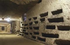 San Giovanni Catacombs ancient loculi burial niches