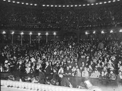 Christmas celebration 1932 in the grand hall of Palais du Trocadéro Paris