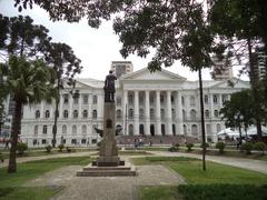 Universidade Federal do Paraná main building in Curitiba with clear sky
