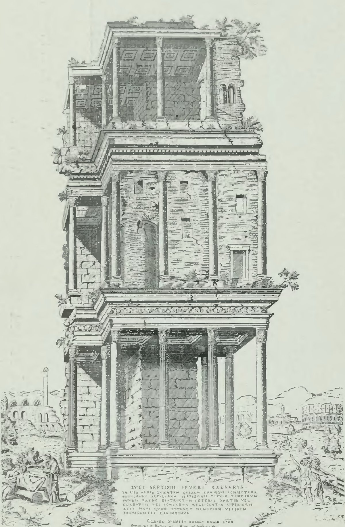Angeli artwork from Roma, Serie Italia Artistica, Bergamo, 1908, page 120 crop