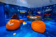 Thematic room of The Little Prince at the National Library of El Salvador with books and artwork