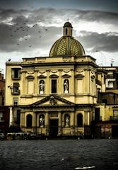 Facade of Santa Croce Church in Piazza Mercato