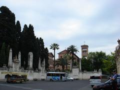 Piazza dei Cavalieri di Malta on Aventine Hill in Rome