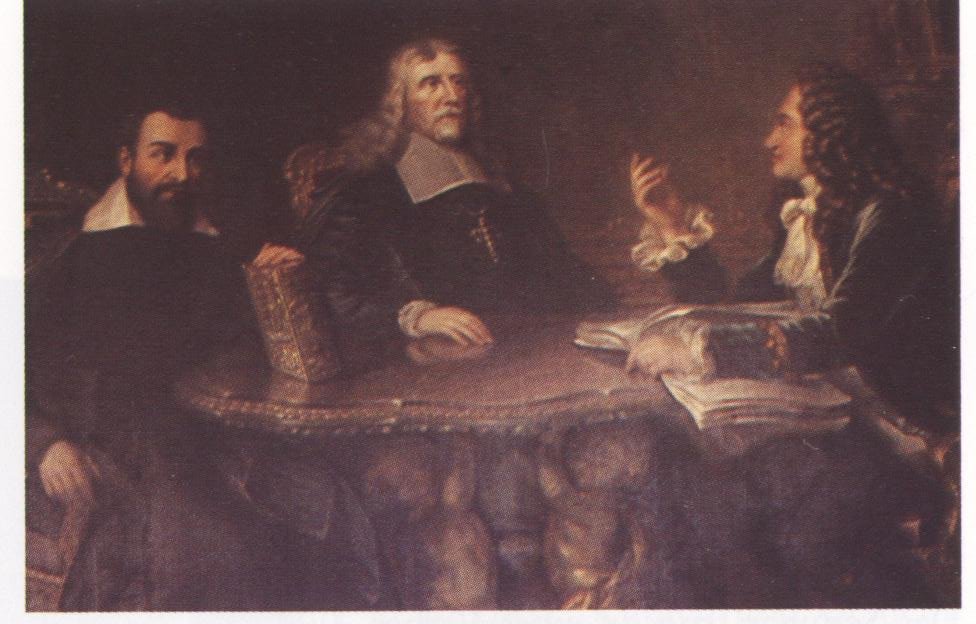 Bartholomäus Holzhauser, Bishop Johann Philipp von Schönborn and King Charles II of England historical portrait