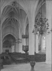 Interior view of Västerås Cathedral towards the pulpit