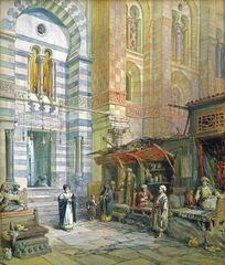 Bimaristan Qalawn Al-Mansuri historic building old Cairo 1900
