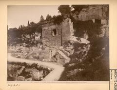 Vestiges of the Roman Gate Romamula and the House of Tiberius on the Palatine Hill