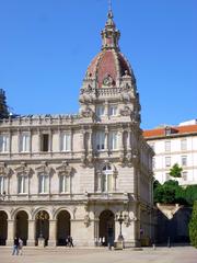 A Coruña City Hall building exterior with classic architecture