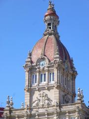 City hall building in A Coruña, Spain