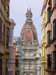 A Coruña City Hall building with classic architecture