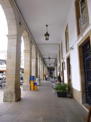 Plaza de María Pita in A Coruña with historic buildings and waterfront view