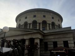 Rotonde de la Villette in Paris during summer
