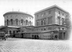 Overview of the historical Barrière d'octroi de la Villette in Paris 19th arrondissement