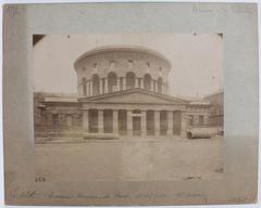 Barrière de la Villette old Paris city gate photograph taken in March 1901 in 19th arrondissement