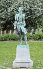 Statue of Charles-Joseph de Ligne in Parc d'Egmont, Brussels