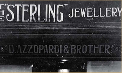 Historical photograph of Sterling Jewellers on Republic Street in Valletta, 1896