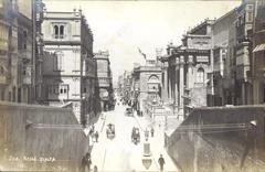 Historic street Strada Reale in Valletta with traditional architecture