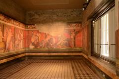 Pompeii Villa of the Mysteries fresco mural
