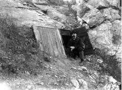 Old No 2 entrance of Pál-völgy Cave in 1910