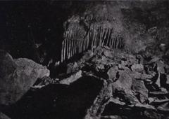 Organ pipes formation in Pál-völgyi Cave captured by Pál Kornél Scholtz in 1920