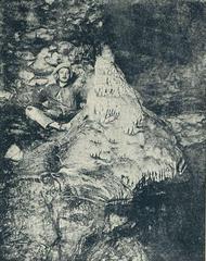 Entrance of Pál-völgy Cave with rocky surroundings