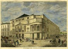 Historic Stadttheater in Vienna circa 1880