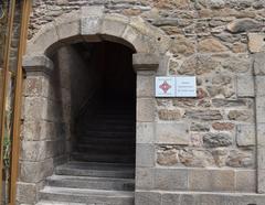 Saint-Malo city walls and historic buildings along the harbor