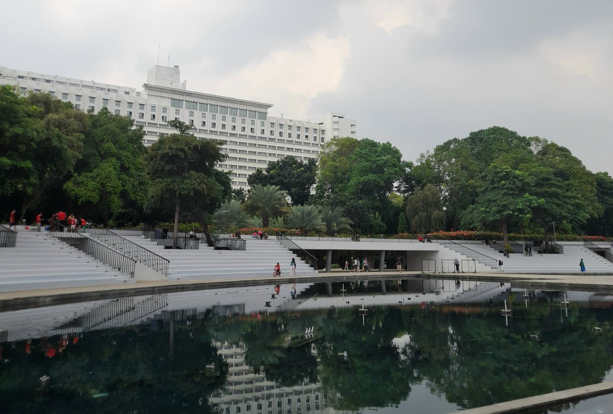 Walking Tour at Lapangan Banteng during Creatio Cognito event in Central Jakarta