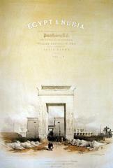 Frontpage of Volume 3 of Egypt and Nubia by David Roberts
