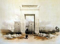 Frontpage detail of Egypt and Nubia Volume 3 showcasing ancient Egyptian and Nubian artwork