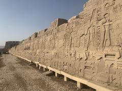 South Exterior Wall Of The Temple Of Amun-Ra In Karnak