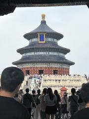 Ambassador Nicholas Burns visiting the Ming Dynasty Temple of Heaven in Beijing on a beautiful afternoon