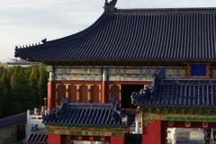 Temple of Heaven in Beijing under blue sky
