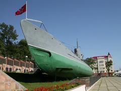 Soviet submarine S-56 war memorial in Vladivostok