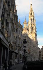 Brussels town hall on Grand Place, Belgium