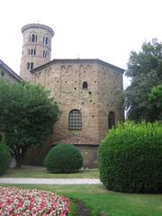Baptistery of the Orthodox in Ravenna, detailed interior mosaic ceiling