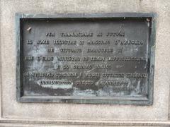 Monument dedicated to Massimo d'Azeglio in Turin, Italy