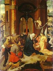 Jan Wellns de Cock Nativity painting in Strossmayer's old masters gallery