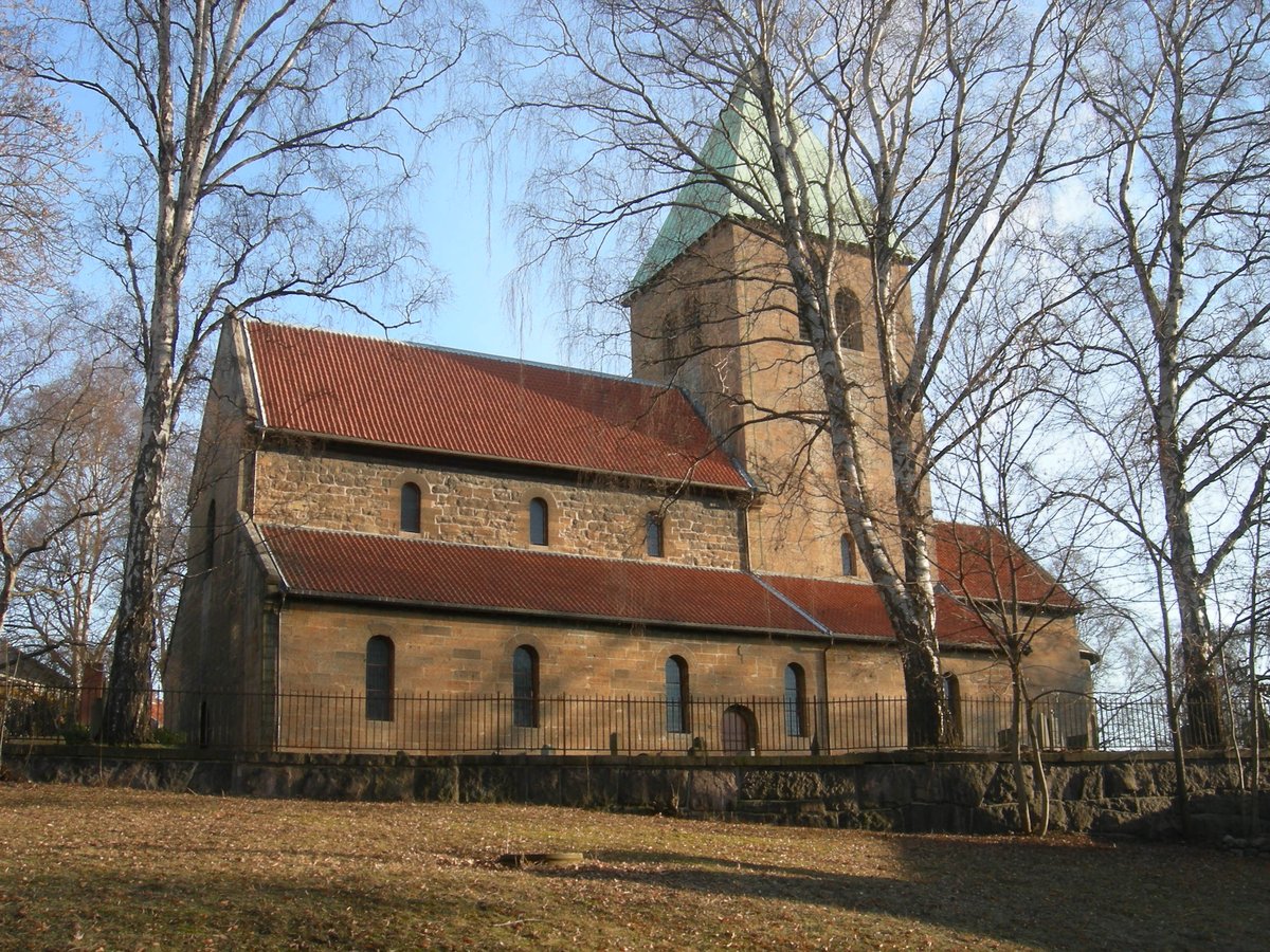 Gamle Aker Church in Oslo, Norway
