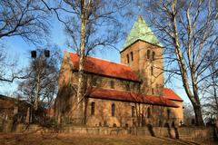 South side view of Gamle Aker Church in Oslo
