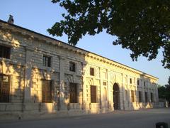 Palazzo Te entrance in Mantua Italy