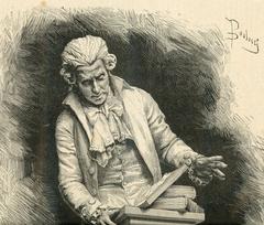 Statue of the monument to Galvani in Bologna by sculptor Adalberto Cencetti